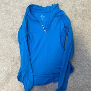 Blue Nike quarter zip